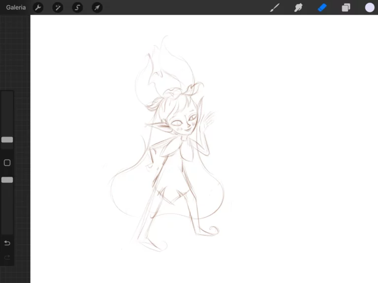 Szkic koncepcyjny postaci — etap projektowy