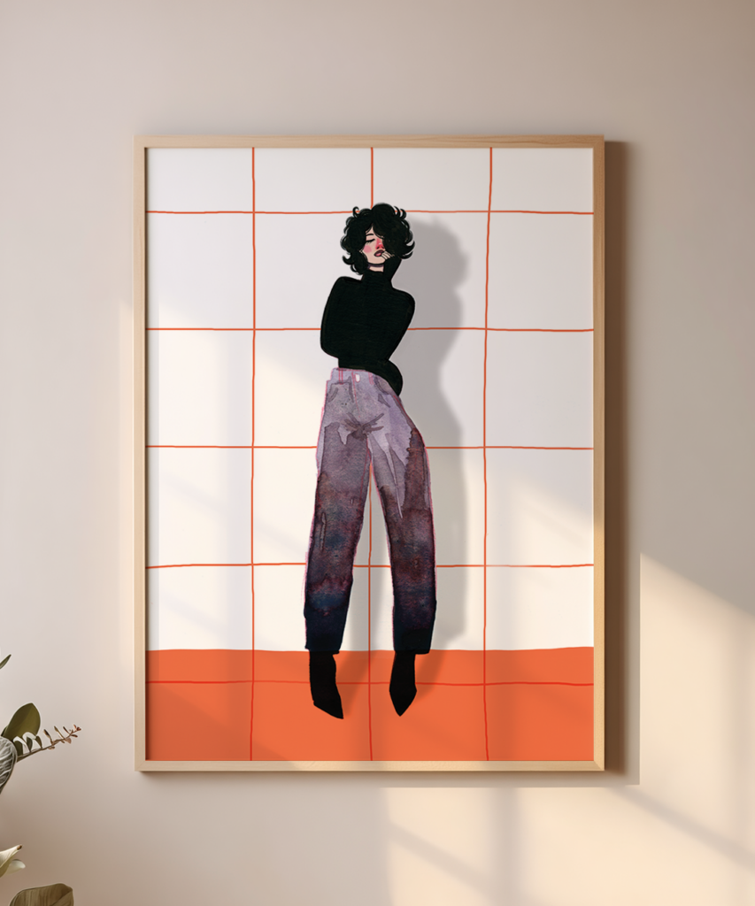 Plakat kobiecy – „Wiem kim jestem”